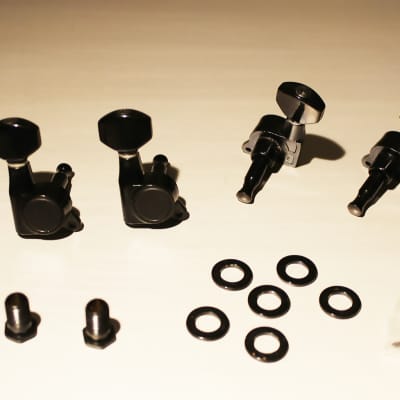 Ibanez Guitar machine heads Early 90s - Black image 3