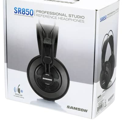 New - Samson SR850 Professional Semi-open Studio Reference Monitoring Headphones image 8