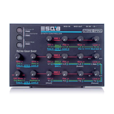 Stereoping CE-1 ESQ8 Midi Controller for Ensoniq ESQ SQ80 Rare Vintage Synth image 1