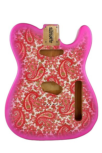 Paisley telecaster body top