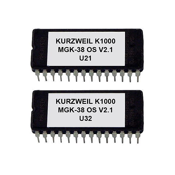 Kurzweil K1000 OS v 2.1 Latest version O.S Eprom Rom Update Upgrade Rom Bild 1