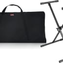 Gator Cases Keyboard Bag and Stand Bundle (GKBE-61, GFW-KEY-1000X)