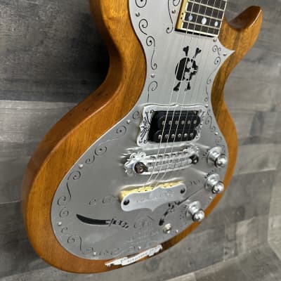Teye 2014 Teye Electric Gypsy Skally wag Natural Solid Body Electric Guitar image 5
