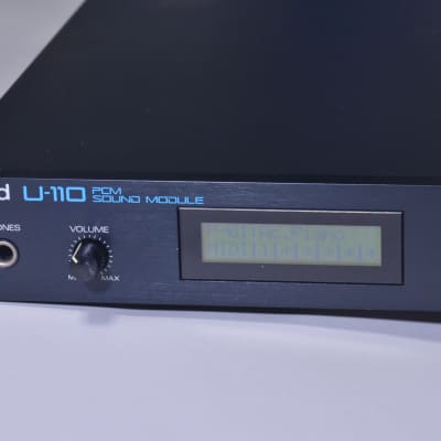 Roland U-110 PCM Sound Module 1988 - 1990 - Black image 9
