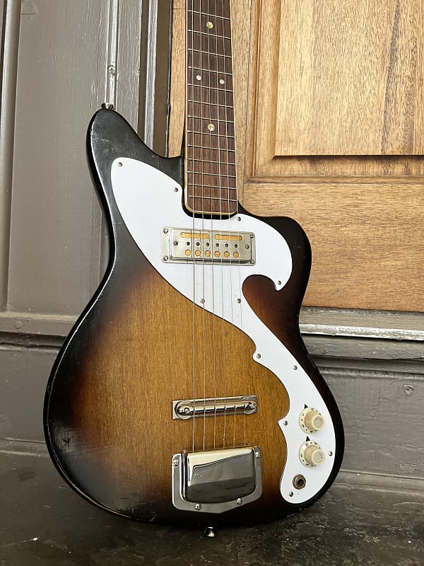 ビンテージ teisco model15 Goldfoil フルアコギター