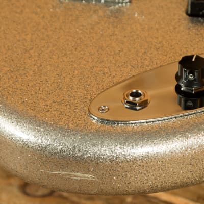 Fender Limited Edition Artist Mikey Way Jazz Bass | Maple - Silver Sparkle *B-Stock* image 6