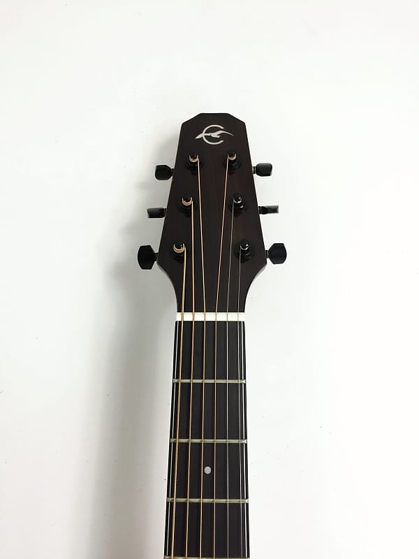 Caraya Solid Mahogany Top Electric-Acoustic Guitar w/ Bevelled Armrest +Bag  A-2016CEQ AR-SMT - 41 With a Black case