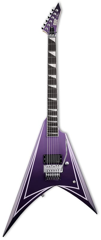 ESP ALEXI HEXED Purple Fade w/Pinstripes w/Case image 1