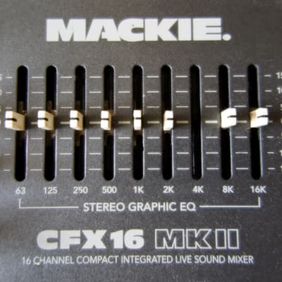 Mackie CFX16 MKII 16-Channel Compact Live Sound mixer. | Reverb
