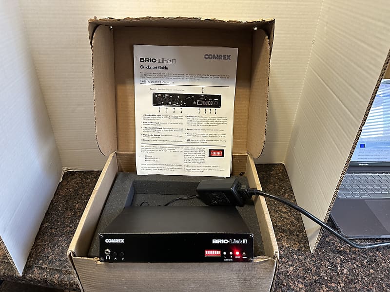 Comrex BRICLink II Stereo IP Codec Broadcast Audio Codec.New Reverb