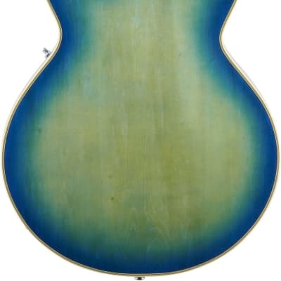 Ibanez GB10EM George Benson Electric Guitar, Jet Blue Burst image 5