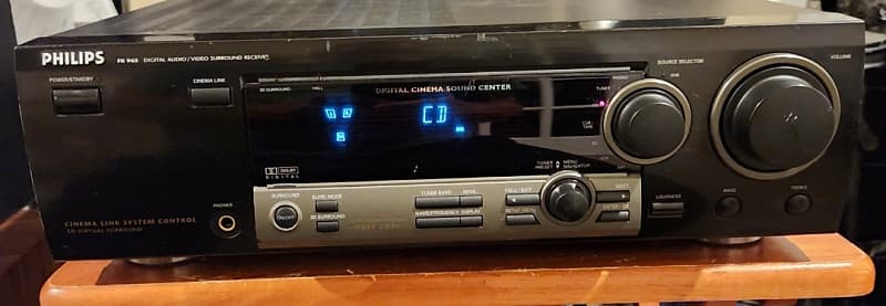 Philips Philips FR965  Digital Surround Sound Receiver 80s  			