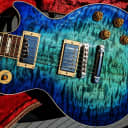 2020 Gibson Limited Edition Goryo Yuto Signature Les Paul - Trans Blue Quilt  - Japanese Market Exclusive