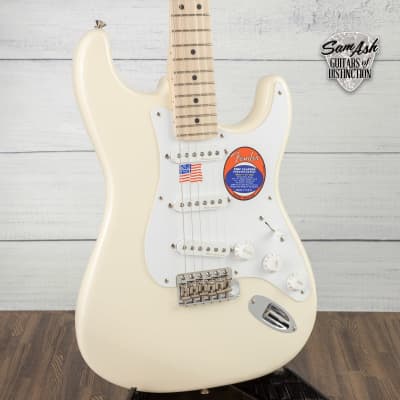 Fender Eric Clapton Stratocaster Electric Guitar Olympic White #23120758 for sale