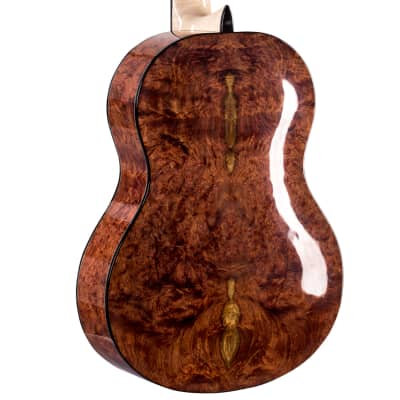 Turkowiak Black Diamond Concert Classical Guitar luthier 2020 Amboyna Burl Custom Made Moon Spruce image 3