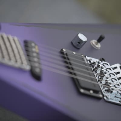 ESP LTD Alexi Ripped - Purple Fade Satin w/ Ripped Pinstripes - 3 image 5