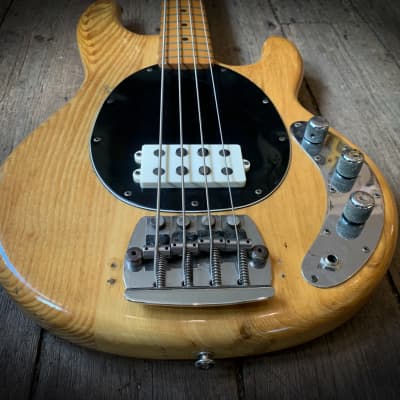 1977 Music Man  Stingray 4  Bass in Natural finish & original hard shell case image 17