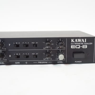 KAWAI EQ-8 8ch PARAMETRIC EQUALIZER 2Band x 4ch w/ 100-240V PSU