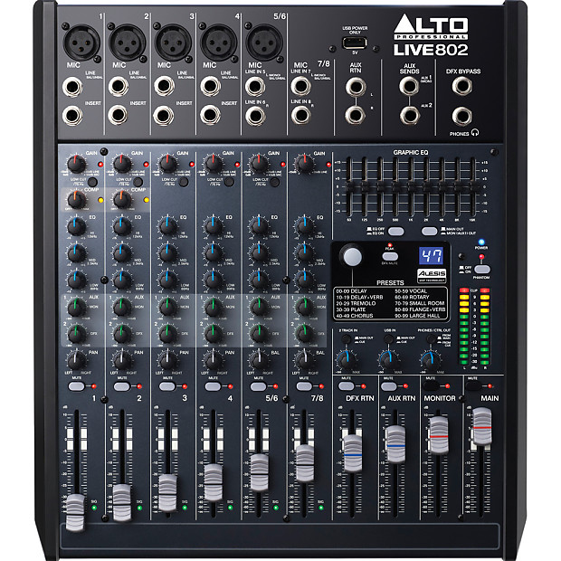 Alto Professional Live 802 8-Channel Mixer image 1