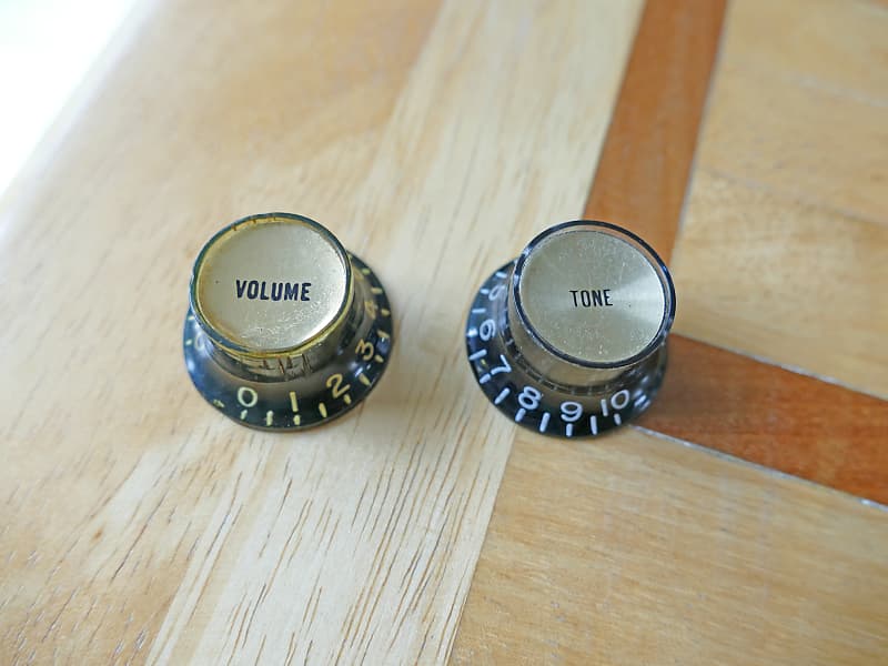 Vintage Early 60's Gibson Reflector Knobs image 1