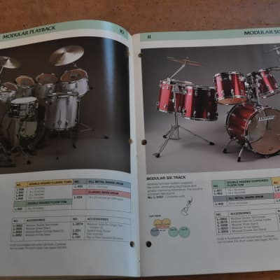 Ludwig Total Percussion vintage catalog booklet brochure. 1984 image 8