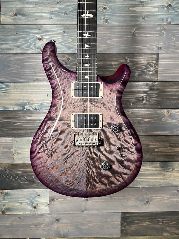 PRS S2 Custom 24 Electric Guitar - Faded Gray Black Purple Burst image 1