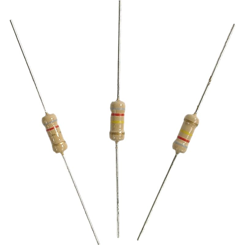 Resistor Kit 1 Watt, Carbon Film, 5 of each value Reverb