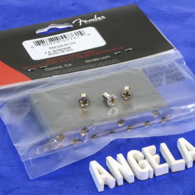 Fender USA Vintage Series Stratocaster Tremolo Bridge Block Checked, Signed And Dated, 0019473049 image 1