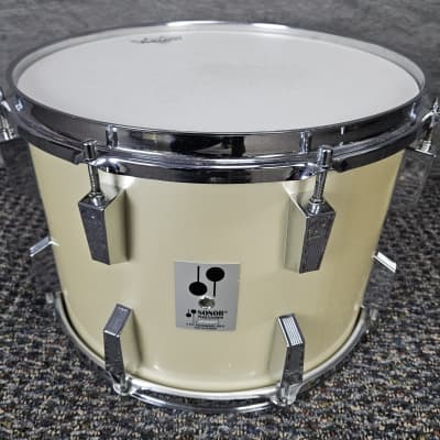 Sonor Phonic Shell Pack 10x8, 12x8, 14x10, 16x16, 22x14 Late 1980s - White image 10