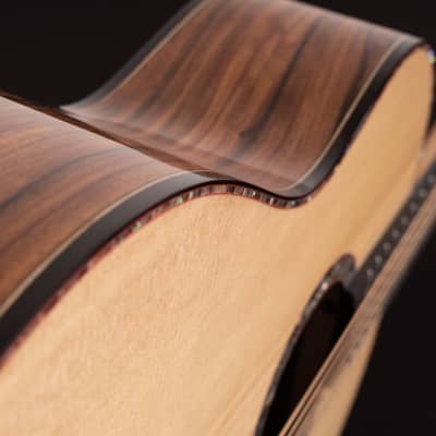 Washburn Bella Tono Elegante S24S Acoustic Studio Size Guitar, Natural Gloss image 3