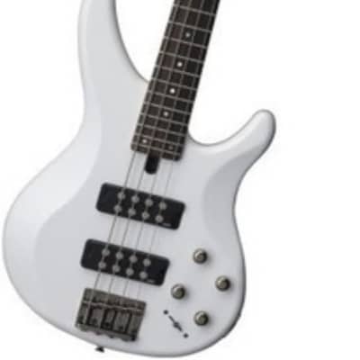 Yamaha 4 String Bass Guitar, Right Handed, White, (TRBX304 WH) image 2
