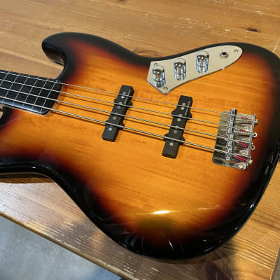 Squier Vintage Modified Cabronita Precision Bass Guitar | Reverb