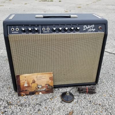 1963 Fender Deluxe Non Reverb   100% Untouched   Very Early image 1