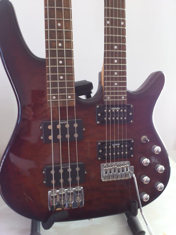 Double Neck Galveston (Bass/ Guitar) Reverb