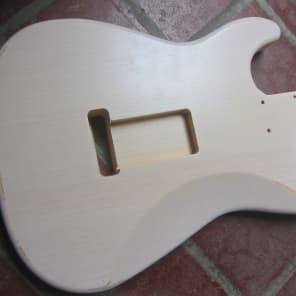 Stratocaster Body. One Piece White Pine, 'Mary Kay' Nitro Lacquer Finish Fits Fender Strat Neck image 4