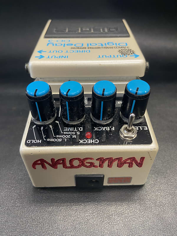 Boss DD-3 Digital Delay MIJ w/ Analogman Hi Cut Mod | Reverb