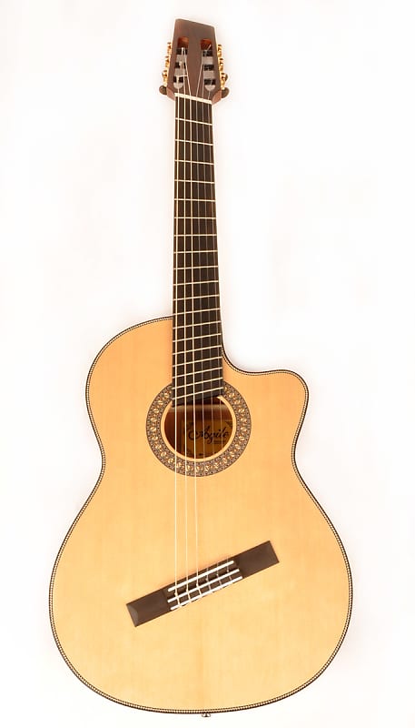 Agile Renaissance Classical 62527 EQ CUT NA 6 String Acoustic Multiscale Guitar image 1