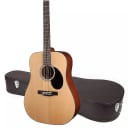 Jasmine JD39-NAT J-Series Dreadnought Spruce Top 6-String Acoustic Guitar w/Hard Case - (B-Stock)