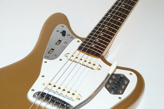 Fender Jaguar Japan 2002 Shoreline Gold CIJ JG66 85 | Reverb