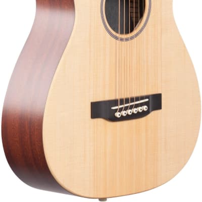 Martin X Series LX1E Little Martin Acoustic-Electric Guitar Natural image 8