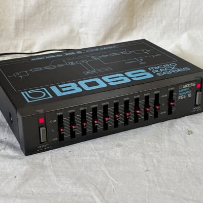 Reverb.com listing, price, conditions, and images for boss-rge-10-graphic-equalizer-half-rack