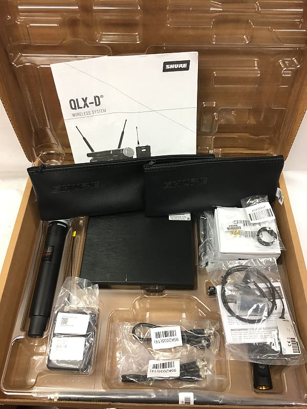 Shure QLXD124/85 Digital Wireless Combo Handheld Microphone Reverb