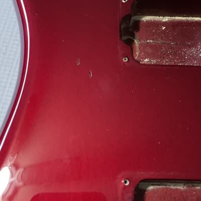 1980's Made in Japan Kramer Focus 2000 Candy Apple Red Guitar Body Floyd Ready image 12