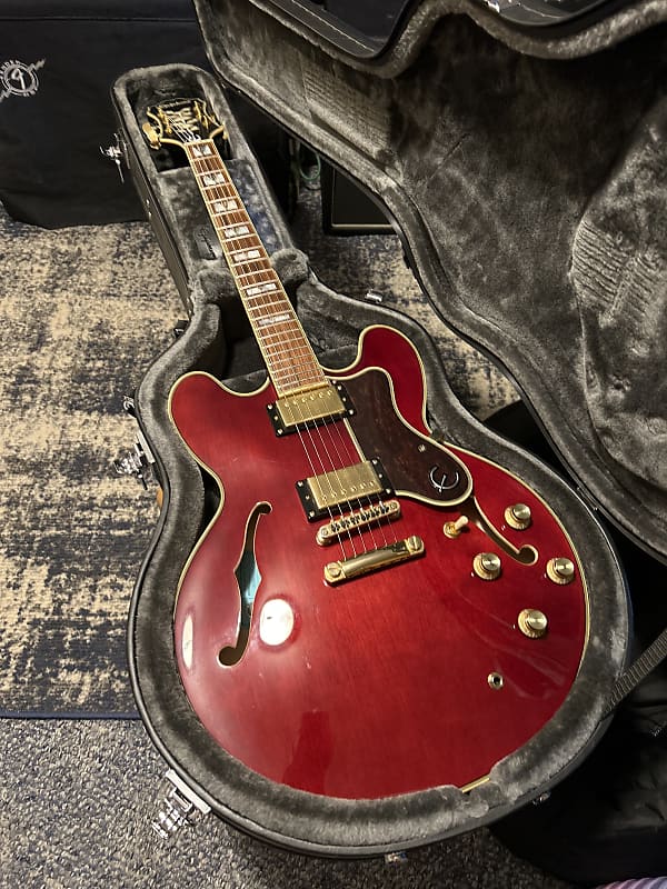 Epiphone Sheraton II Pro Later 2000's - Wine Red | Reverb Epiphone Sheraton II Pro Later 2000's - Wine Red | Reverb