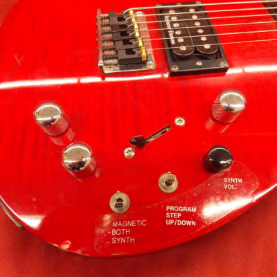 Brian Moore iM Synth Guitar W/Midi Pickups & Gig Bag Trans Red image 5