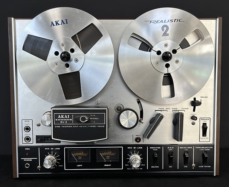 Akai 4000DS MKII Reel to Reel Tape Recorder/Player - Silver
