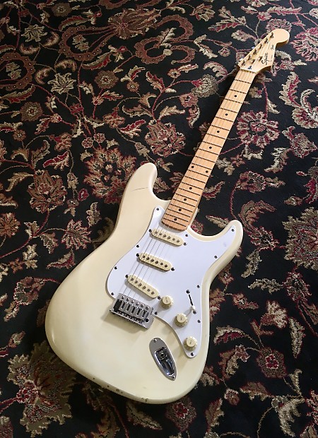 1992 Squier Stratocaster w Maple Neck Made in Korea Left of the Dial