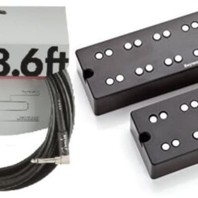 Seymour Duncan SSB-4NYC Phase II NYC Soapbar 4 String Bass Guitar Pickup Set ( FENDER 18FT CABLE ) image 1