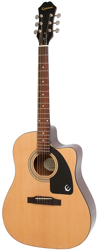 Epiphone AJ-100CE Jumbo Cutaway Acoustic-Electric Guitar | Reverb