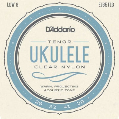 Tenor Ukulele Low G Tuning Strings By D'Addario EJ65TLG Pro-Arté Custom image 5
